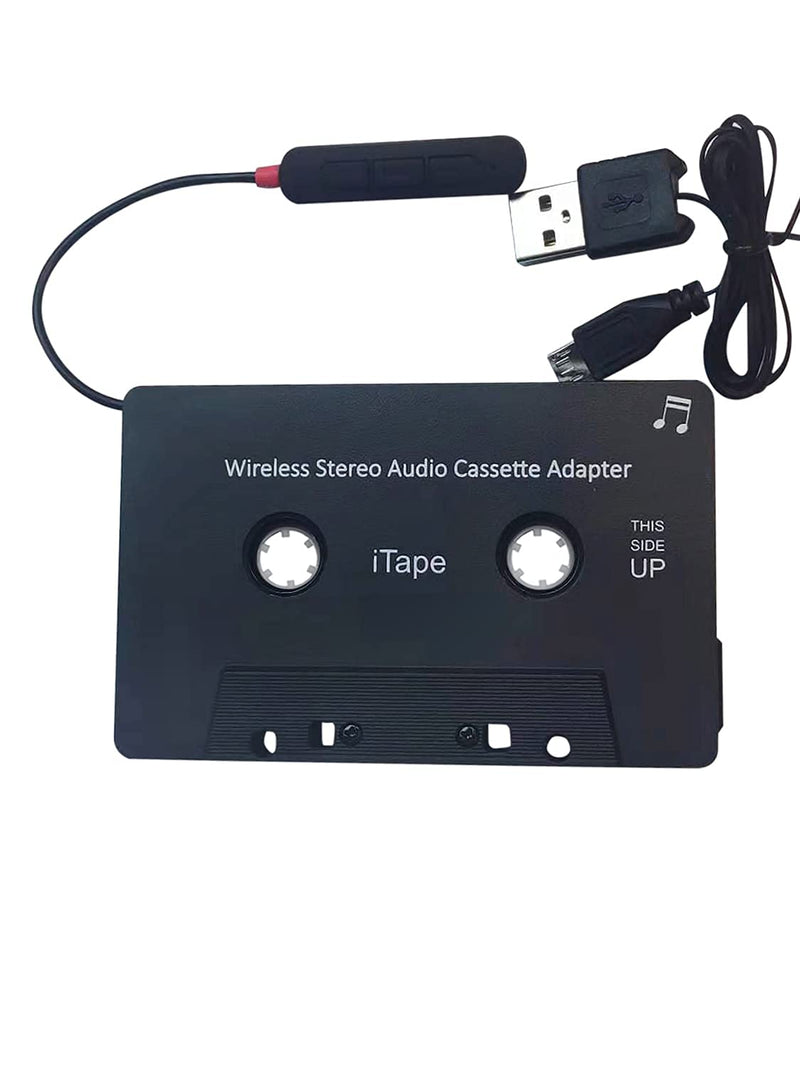 Newest 3rd Gen Wireless iTape Cassette Player work while charging Bluetooth V4.0+EDR Stereo Audio Receiver Adapter for Car