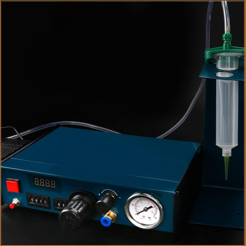 Hegebeck Air Tube air syringe dispenser 30cc Glue Adhesive Dispenser Syringes Connector Adapter for Industrial 2 Pcs