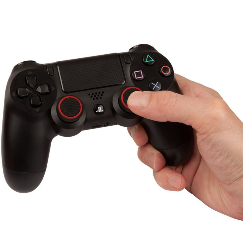 [AUSTRALIA] - 4 Pair / 8 Pcs Replacement Silicone Thumb Grip Stick Analog Joystick Cap Cover for Ps3 / Ps4 / Xbox 360 / Xbox One Game Controllers Black 