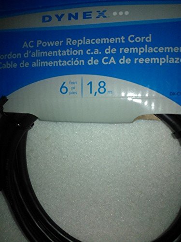 Dynex DX-C101751 6' AC Power Replacement Cable