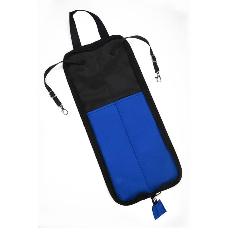Bnineteenteam Drumstick Bag Drum Stick Holder Hanging Bag Portable Drum Stick Storage Case with Handle 5 Colors Blue