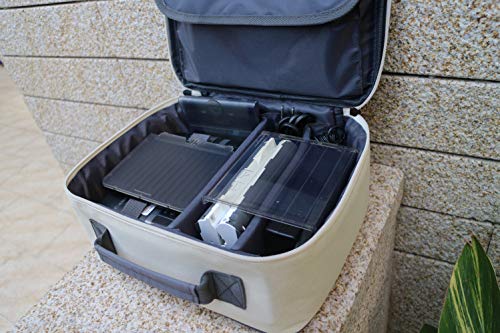 KT-CASE Portable Handbag for Canon SELPHY CP1300 /CP1200 Compact Photo Printer Bag Carrying Case Storage Cover (White) White