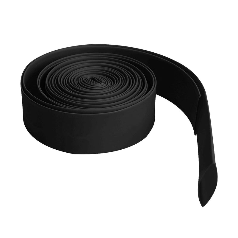 Aoje-Link 20mm ID Black Heat Shrink Tubing Shrinkable Tube 5M(16.4Ft) 1pcs 20mm x 5M(Ф*L)