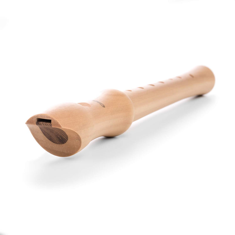 CASCHA HH 2074 Descant Recorder, Made of Maple, Soprano Recorder for Children, German Fingering, Recorder with Cleaning Rod and Case