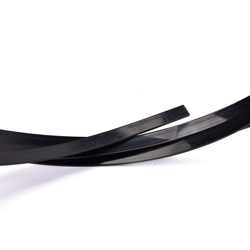 Artibetter 3pcs Plastic Guitar Binding Purfling Strip Guitar Binding Material for Guitar Parts Accessories (Black White Beige)