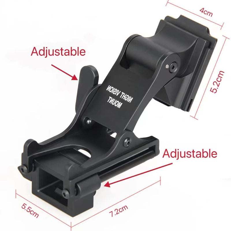 E.T Dragon PVS 14 NVG Mount Night Vision Goggles Metal Helmet Mount Rhino Mount Compatible with All Models of PVS 14