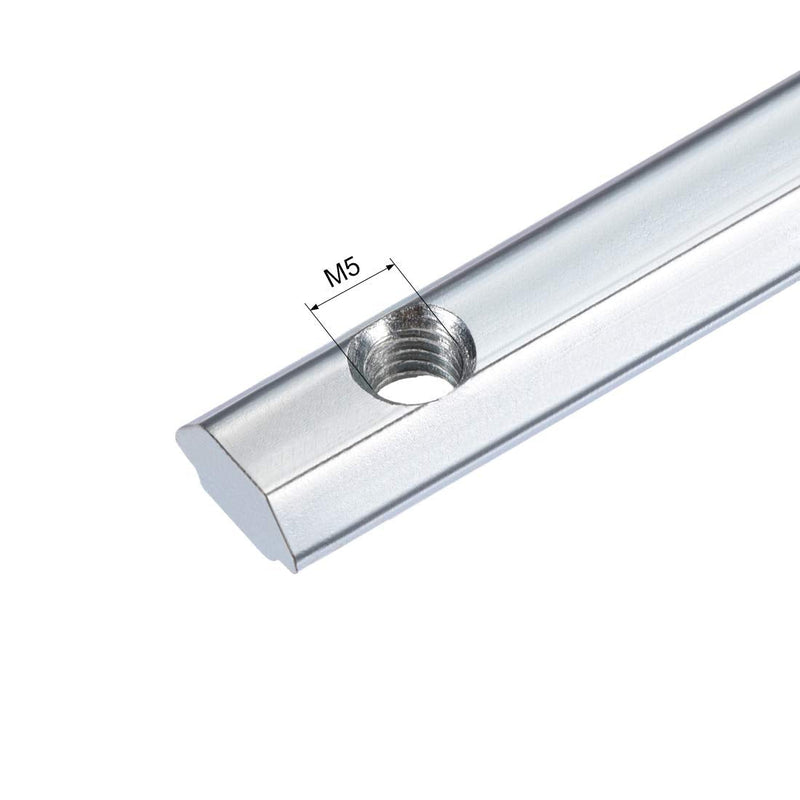 uxcell Straight Line Connector, 3.9 Inch Joint Bracket with Screws for 2020 Series T Slot 6mm Aluminum Extrusion Profile, 5 Pcs