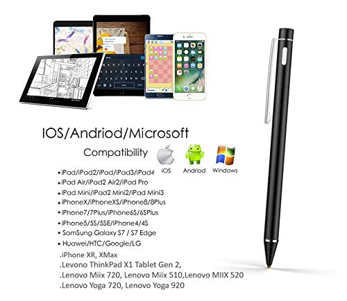 Active Stylus Touch Screen Drawing Writing Pen for Lenovo Yoga 730 720 Mix Miix 720 510 Flex 6 5 2 in 1 Laptop Replacement ( NOT for Window Ink )