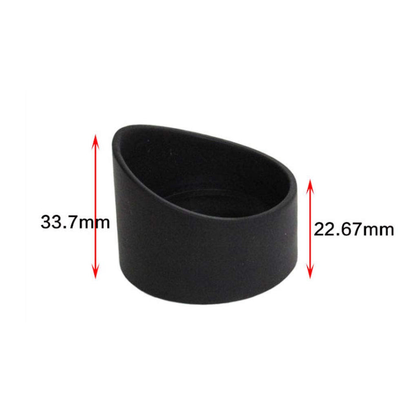Acxico 2 pcs Rubber Eye Cover Guards Binocular Microscope Eyepiece Eye Cups for 32-35mm
