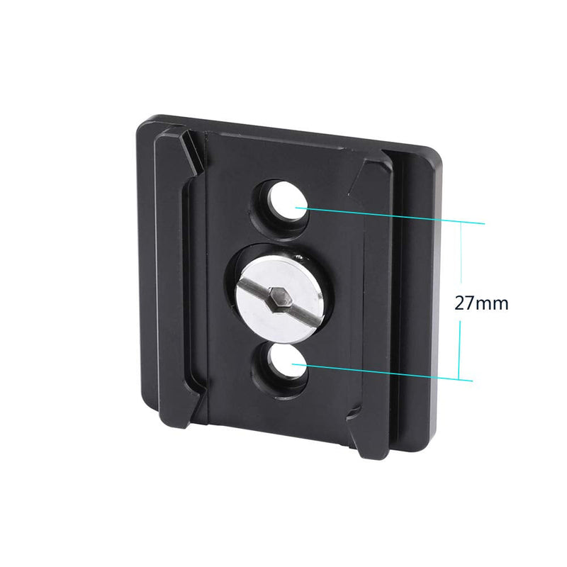 CAMVATE Quick Release Plate Sliding Mount for DSLR Camera Cage Compatible with ARCA Swiss