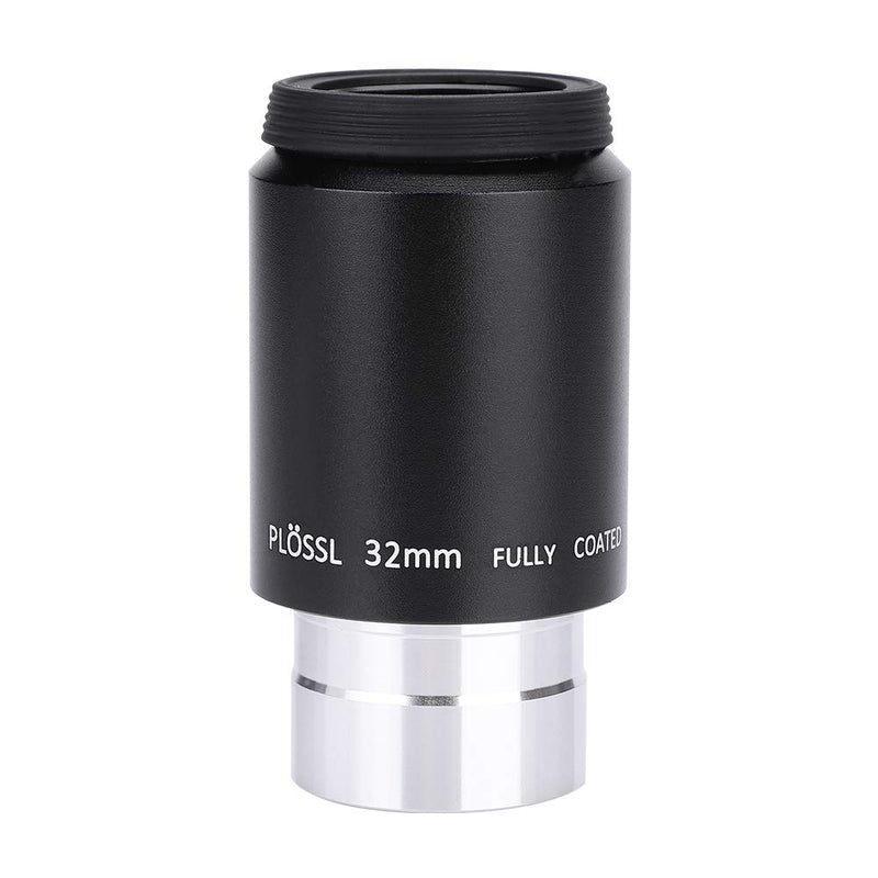 1.25" 32mm Plossl Telescope Eyepiece, 55 Degree Wide Angle Apparent Field 4 Element Lens for Astronomy Telescope