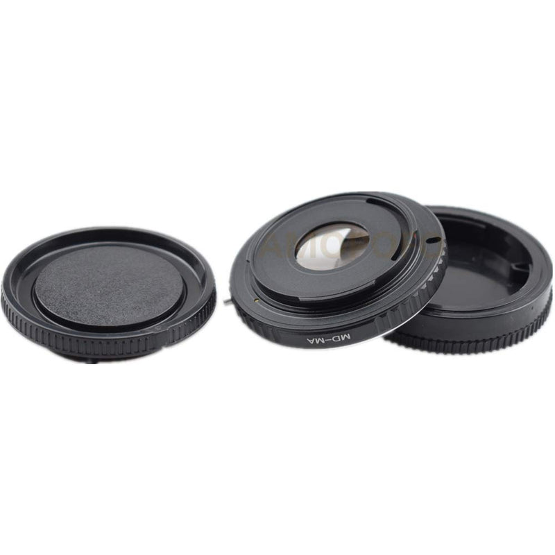 MD to MA Lens Adapter,Compatible with Minolta MD MC Rokkor Lens to Minolta MA & for Sony Alpha MD,MA A99 A58 A65 A57 A77 A900 A55 A35 A700 A580 A560 with Optical Glass Adapter Minolta MD to MA adapter (with optical glass)