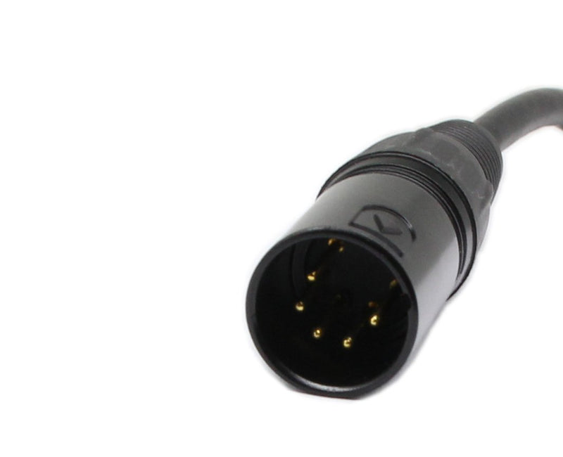 [AUSTRALIA] - (0.5m) DMX Stage Light Cable,DJ XLR Cable,SinLoon 3-Pin Female XLR to 5-Pin Male XLR DMX Turnaround Connection for Blue Yeti Pro,Moving Head Light Par Light Spotlight with XLR Input & Output (5male) 