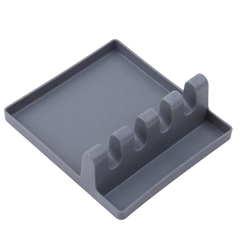 Tomorrow's Kitchen Silicone Utensil Rest, Grey (46703606) standard Gray