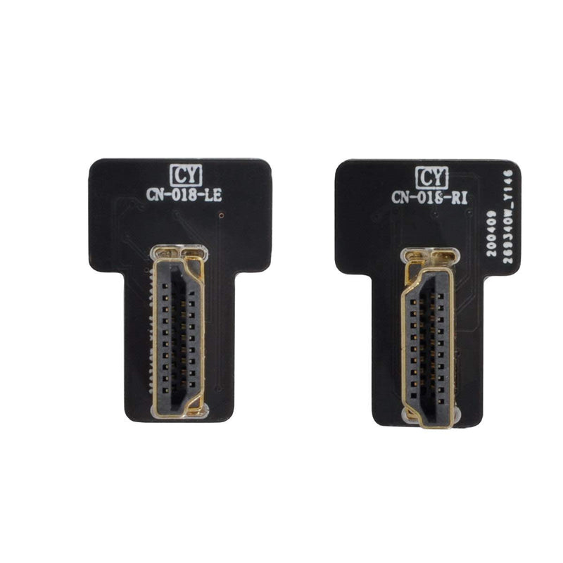 [AUSTRALIA] - Cablecc CYFPV HDMI Type A Male Connector Left & Right Angled 90 Degree for FPV HDTV Multicopter Aerial Photography 