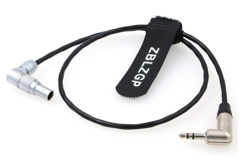 ZBLZGP 3.5mm TRS to Rotatable 5 Pin Tentacle Sync Timecode Cable for ARRI Alexa/Sound Devices