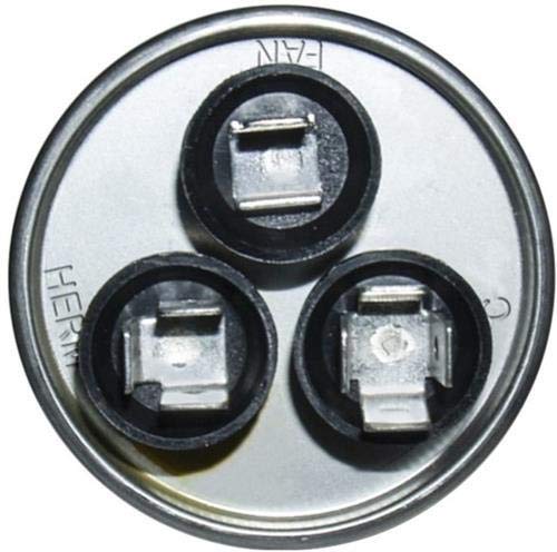 Genteq c3455r GE Round Capacitor 45 5 uf MFD, 97F9895, Z97F995, 97F9895BZ3, 27L880, 370V