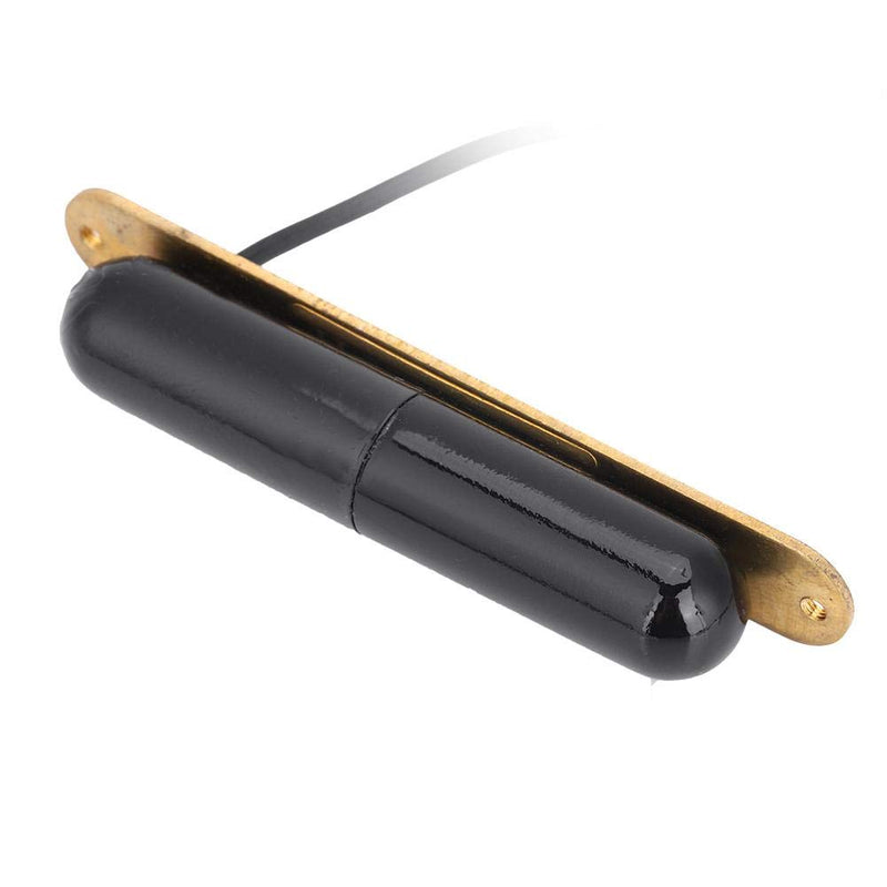 Alomejor Electric Guitar Pickup V Magnet Lipstick Tube Pickups Single Coil Pickup For Electric Guitar Black