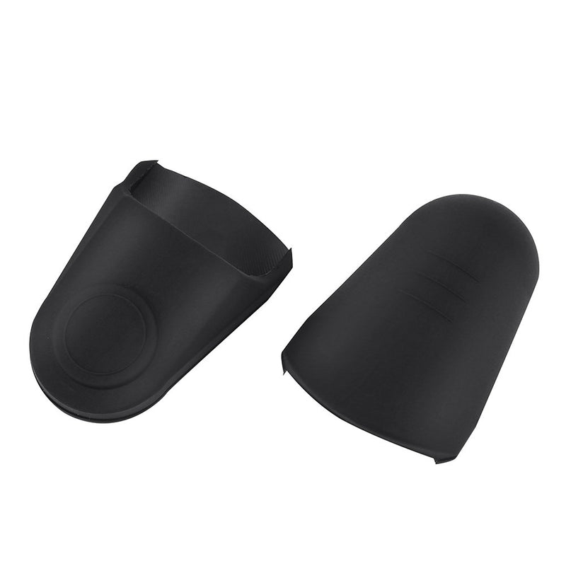 Dilwe 2Pcs Saxophone Mouthpiece Cap, Clarinet Mouthpiece Protective Rubber Cap Sax Accessories Black