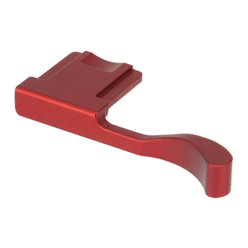 Haoge THB-X2R Metal Hot Shoe Thumb Up Rest Hand Grip for Fujifilm Fuji X100V Camera Red