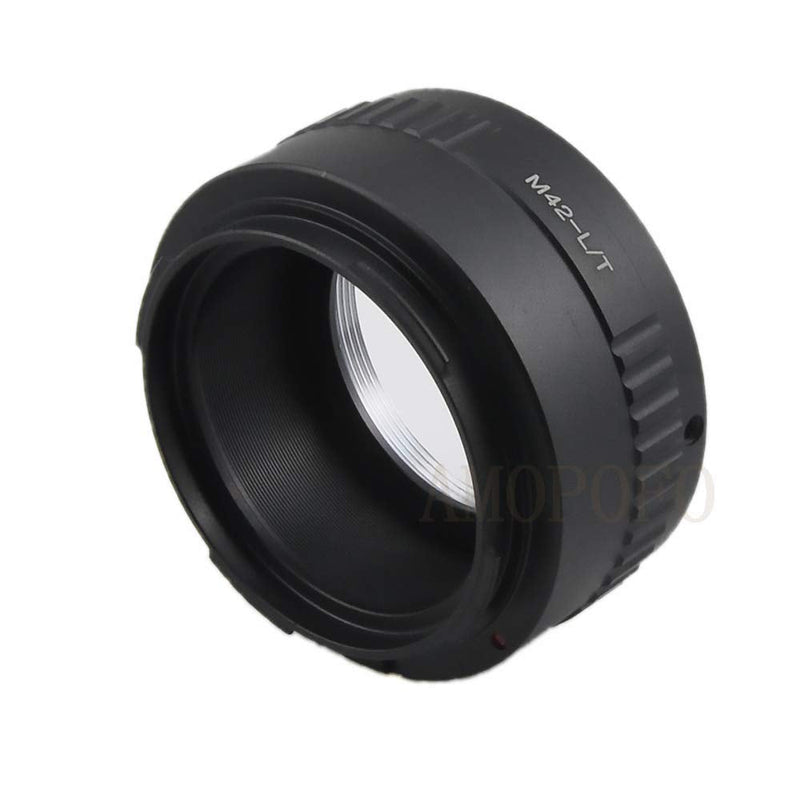 Compatible with M42 (42x1mm) Screw Mount Lens & for Leica L Mount Camera Such as T, Typ701,TL,TL2,CL (2017), SL,Typ601.M42 to L/T Adapter