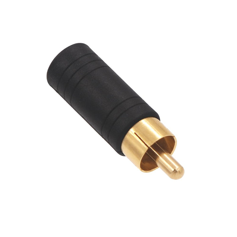 VCE 2-Pack Gold Plated 3.5mm 1/8 inch Female Mono Jack to RCA Male Adapter