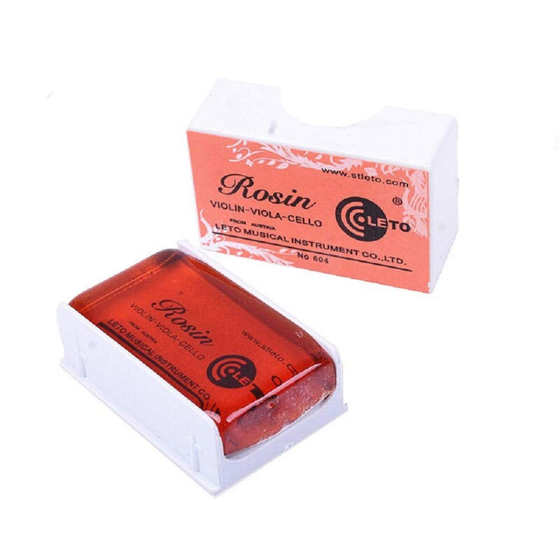 Chienti - 2PCs - High-Class Transparent Yellow Natural Rosin Resin Colophony Cuboid Low Dust Handmade for Violin Viola Cello