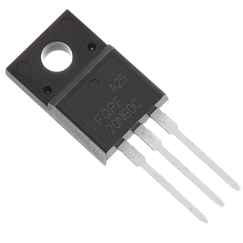 Bridgold 5pcs FQPF20N60C FQPF20N60 FQPF2060C 20N60C 20N60 N-Channel LCD Power Supply commonly Used MOS Transistor,20A/600V TO-220