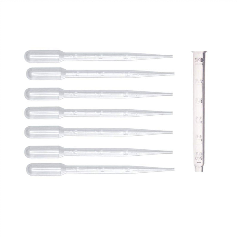 100Pcs Plastic Transfer Pipettes by KoberrLi, 3ml Disposable Calibrated Droppers for Essential Oils, Science Laboratory,DIY Projects