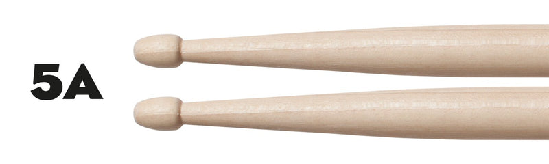 CASCHA professional drumsticks 5A robust maple sticks - drumsticks wood - professional drum accessories - drumsticks maple - drum sticks - drumsticks wooden head model 12 pair (24 pcs) 12 pair - Big Pack