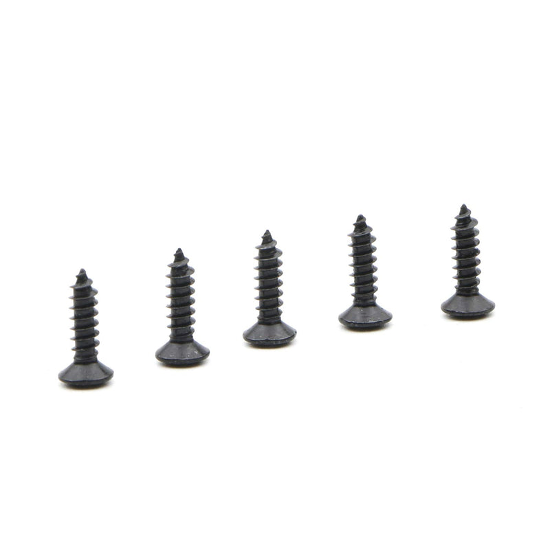 Black Guitar Bass Pickguard Screws for Electric Guitar Pack of 100 Black