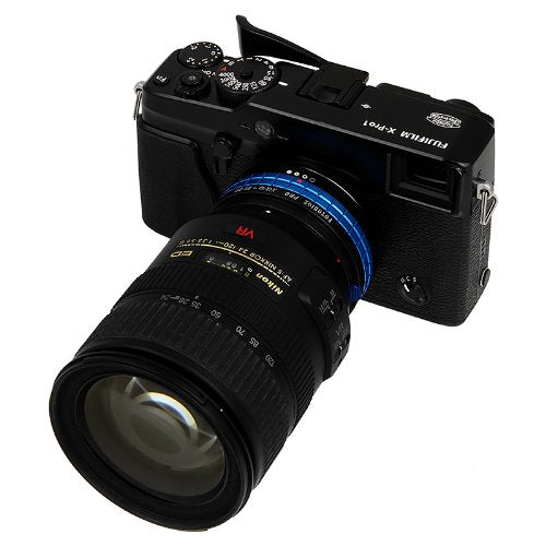 Fotodiox Pro Lens Mount Adapter, Nikon G Lens to Fujifilm X Camera Body (X-Mount), for Fujifilm X-Pro1, X-E1 Nikon F G-Type