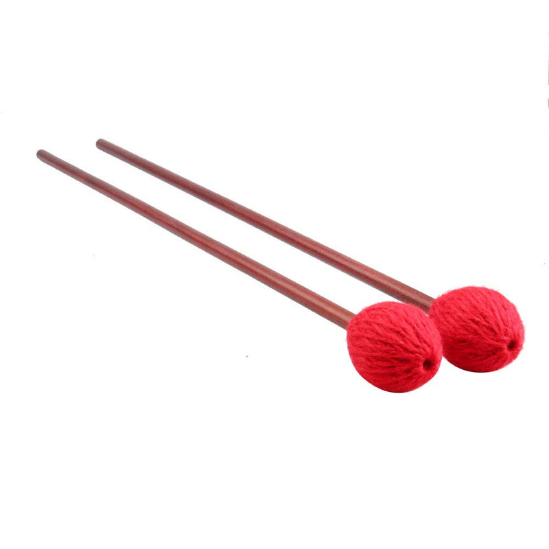 Mr.Power Marimba Mallets Wood Handle Yarn Head (Medium Hard) Medium Hard