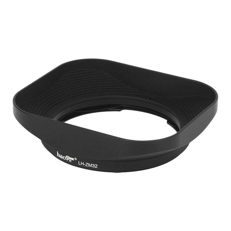 Haoge LH-ZM32 Bayonet Metal Square Lens Hood Shade Compatible with Carl Zeiss Distagon T 1.4/35 35mm f1.4 f/1.4 ZM Lens Black Square - Black