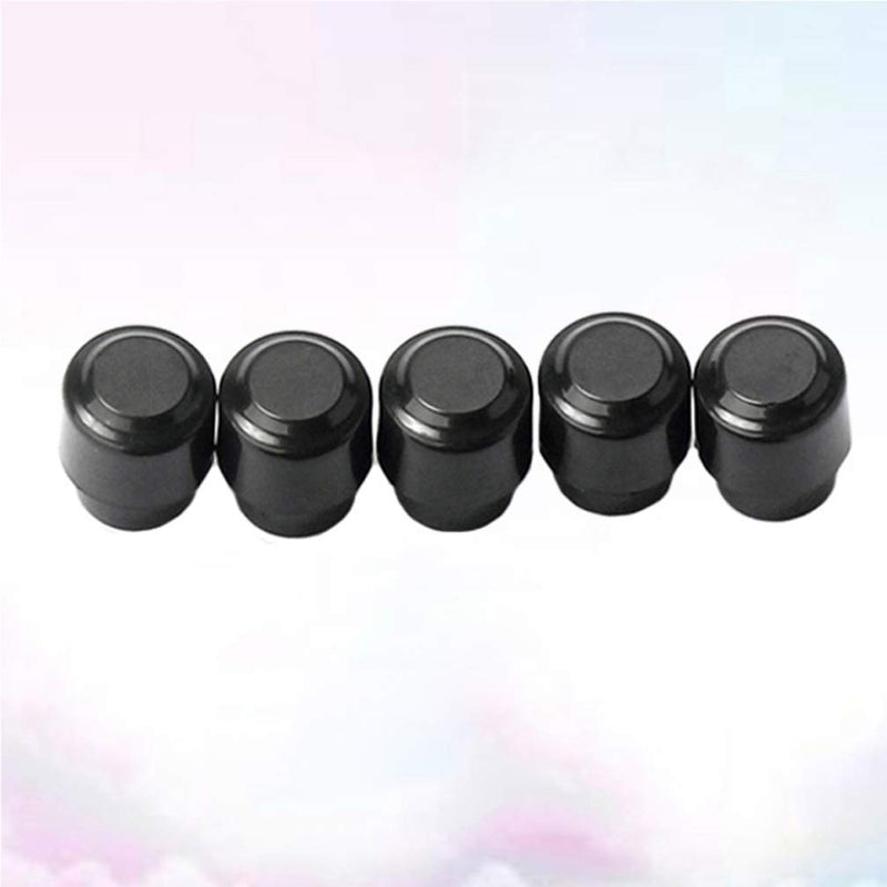 Healifty 5pcs Switch Knob Tip Cap Replacement for telecaster Tele Fender Electric Guitar (Black)