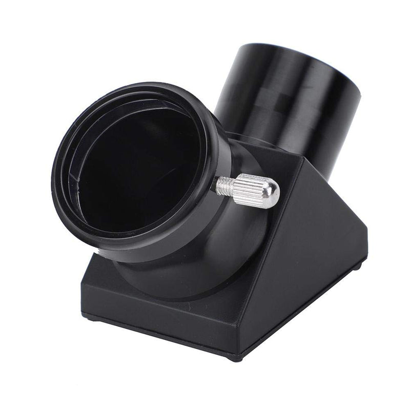 Serounder Diagonal Lens,1.25" 90 Degree Optical Glass Astronomical Telescope Diagonal Mirror Erect Image Lens with Dust Cover for Telescope Eyepiece