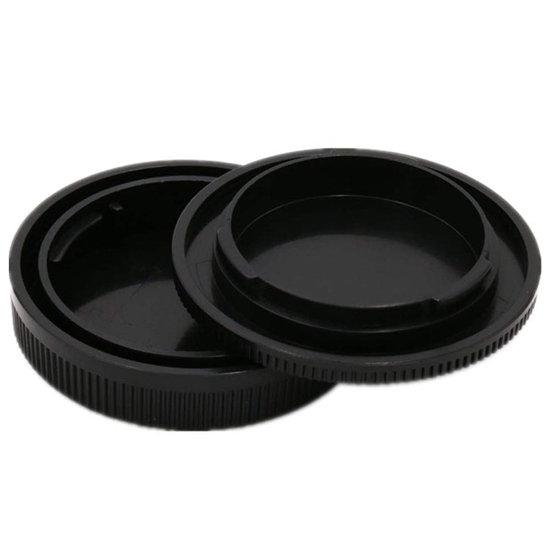 Camera Body and Rear Lens caps,Compatible with for Canon EF M100 M50 M10 M6 M5 M3 M M6 Mark II Canon EOS M Mount Cameras