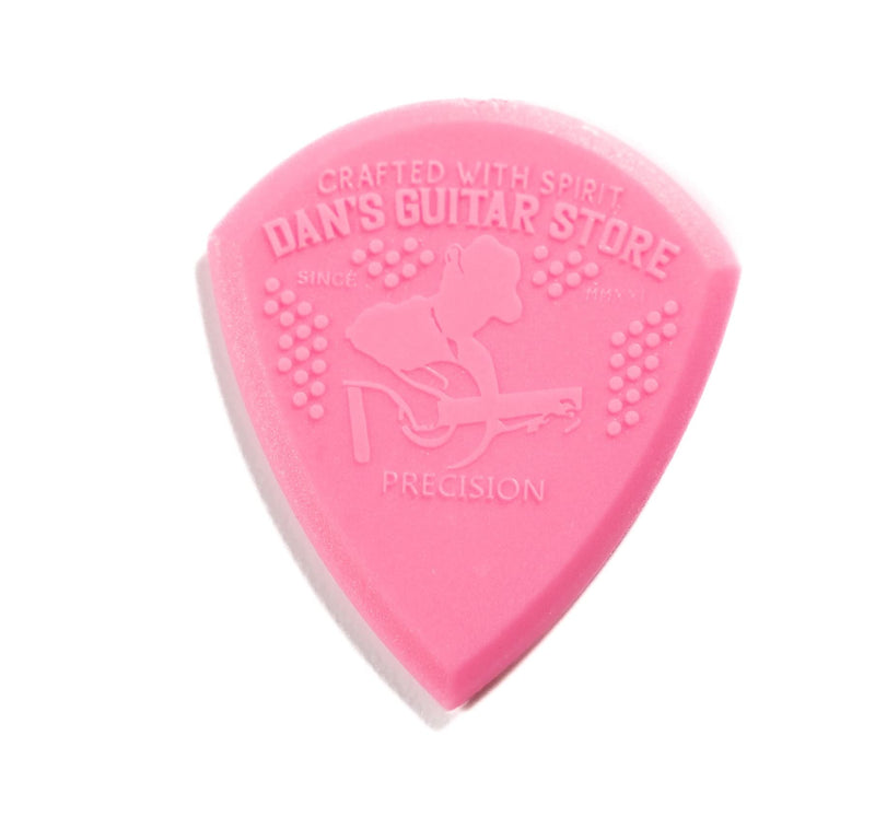 The Precision Pick PINK - 10-Pack - Premium high grip precision high visibility plectrums from Dans Guitar Store
