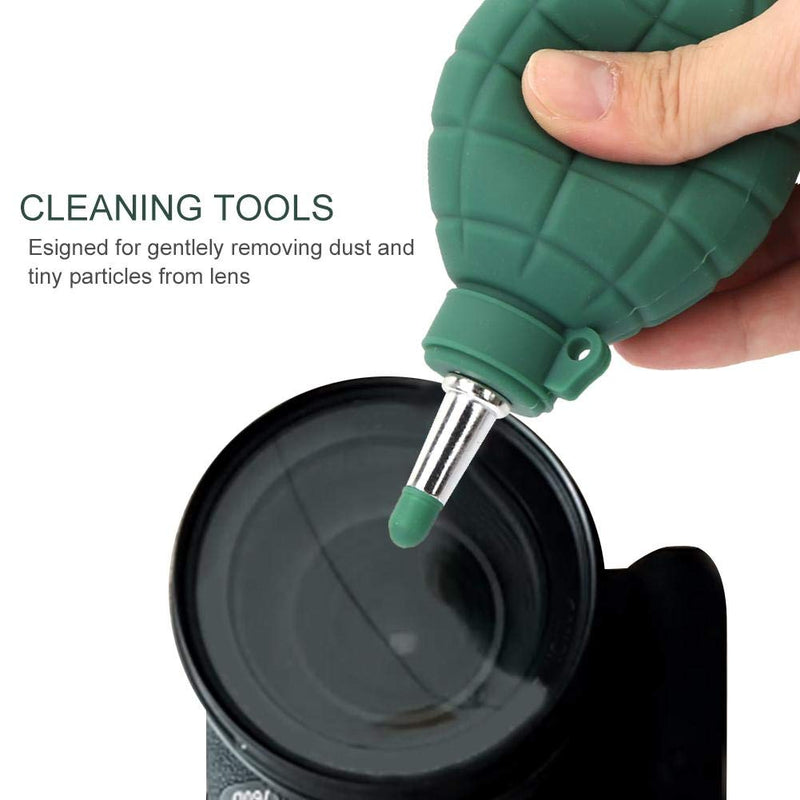 Dust Blower, Mini Dust Blower Rubber Hand Air Blaster Cleaner Pump for Camera Lens Keyboard One-Way Air Valve, Rubber Materials Suitable for Cleaning Lens (Big) Big
