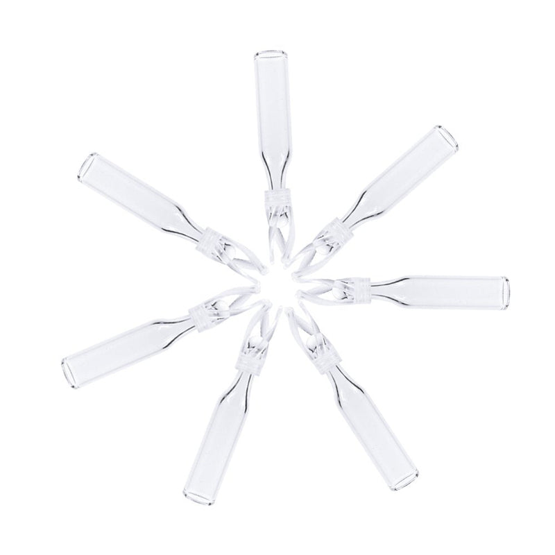 ALWSCI Polyspring Insert Clear Glass, 6mm Insert Diameter, Volume 200µl (Pack of 100) Conical Base with Polyspring 200ul 6*29mm
