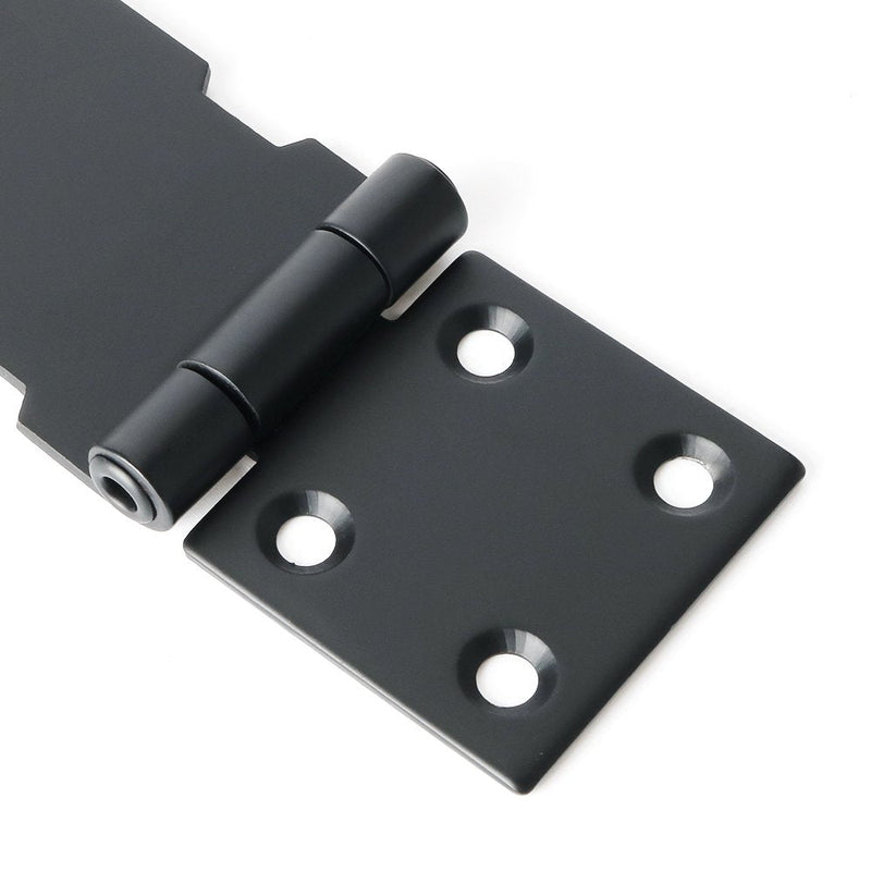 Alise 2Pcs Padlock Hasp Door Clasp Hasp Latch Lock,SUS 304 Stainless Steel Matte Black 4 Inch