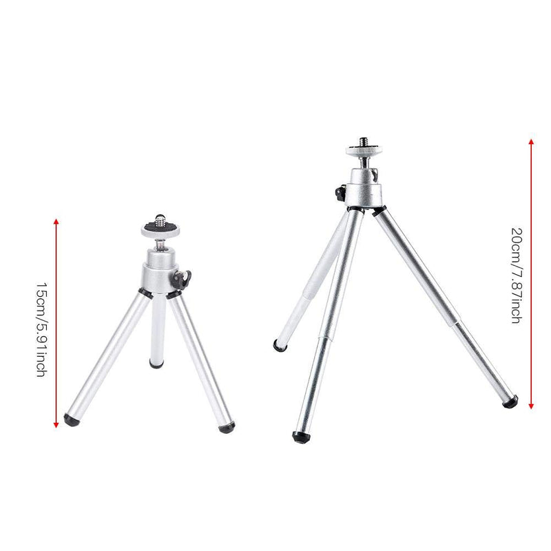 Leftwei 【𝐄𝐚𝐬𝐭𝐞𝐫 𝐏𝐫𝐨𝐦𝐨𝐭𝐢𝐨𝐧 Aluminium Alloy Camera Tripod Telescope Tripod, 3PCS Mini Telescope Tripod, Home Travel Mountaineering for Outdoor