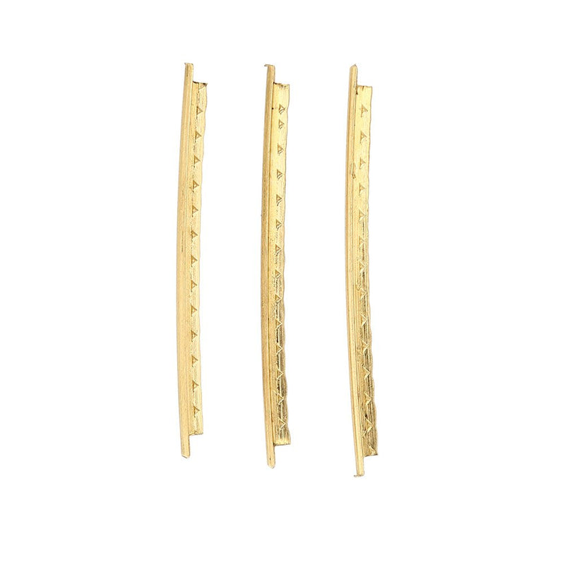 20Pcs/set Guitar Fretwire, Brass 2.0mm Fret Wire Set for Folk Wooden Guitars Accessory