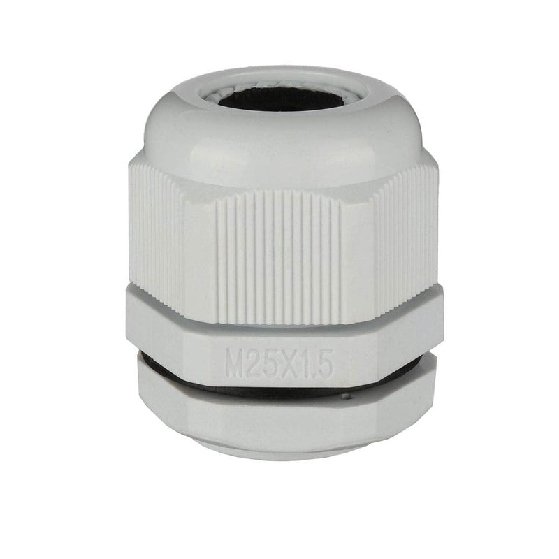 uxcell 10 Pcs M25 Waterproof Nylon Cable Gland Joint Adjustable Connector for 13mm-18mm Dia Cable Wire