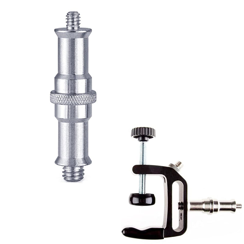 [AUSTRALIA] - 4 Pieces 1/4 to 3/8 inch Male Convertor Threaded Screw Tripod Adapter for Flash Holder, Studio Light Stand, Ball Head, Wireless Flash Receiver, Trigger. 