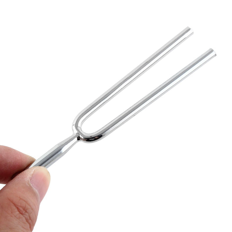 uxcell Metal Guitar Musical Instrument C Tune Tuning Fork 523Hz Silver Tone