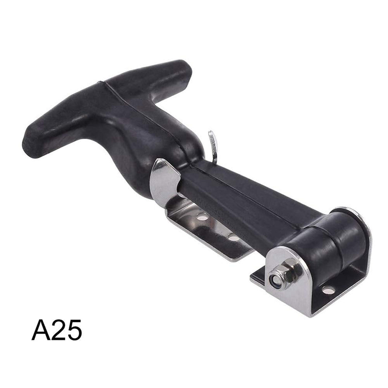Rubber Flexible Draw Latch T-Handle Hasp for Golf Cart and Tool Box, Hood, Vehicle Engine(Black - 1pc 4.92x3.15x0.98inch) Black - 1pc 4.92x3.15x0.98inch
