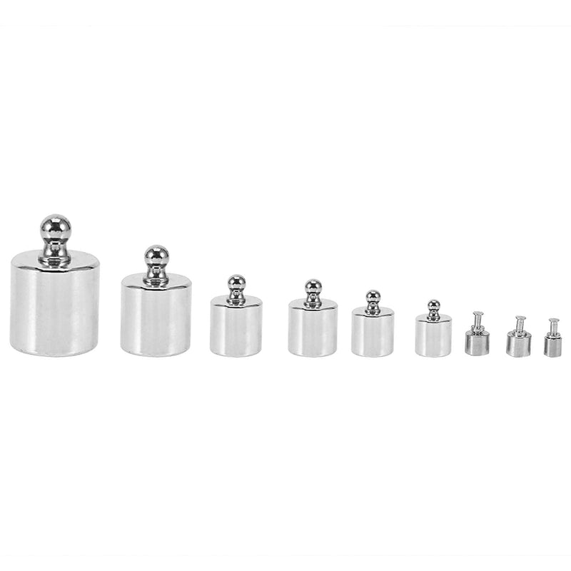 17 Pcs Calibration Weights Set 10mg-100g Gram Precision Steel Scale Calibration Weight Kit Set with Case for Digital Balance Scale Jewelry Science Lab for Custom Case System