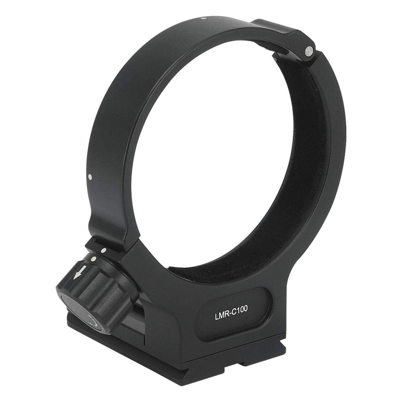 Haoge LMR-C100 Lens Collar Replacement Foot Tripod Mount Ring D for Canon EF 100mm f/2.8L Macro is USM Lens Built-in Arca Type Quick Release Plate