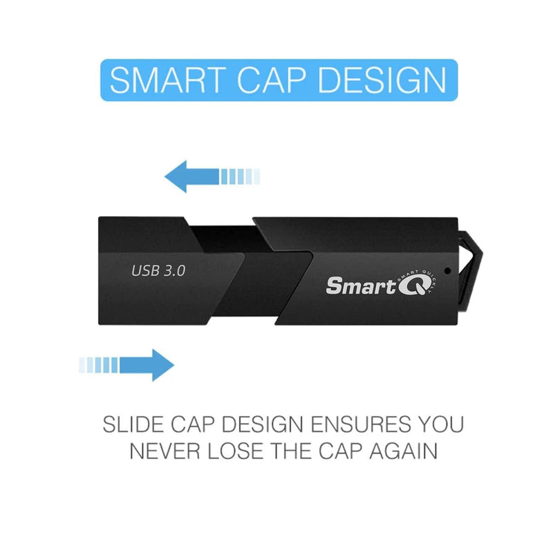 SmartQ C307 USB 3.0 Portable Card Reader for SD, SDHC, SDXC, MicroSD, MicroSDHC, MicroSDXC, with Advanced All-in-One Design Single